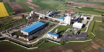 Шахта №10 Нововолинська з висоти