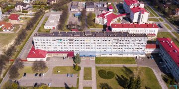 Волинська обласна дитяча лікарня, Волинське обласне територіальне медичне об'єднання захисту материнства і дитинства з висоти аерозйомка