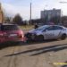 Аварія за участю службового атомобіля патрульних у Луцьку. Фото "Волинських Новин"