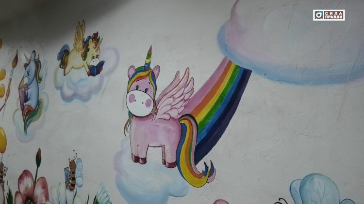 настінні малюнки в укриттях луцьких шкіл