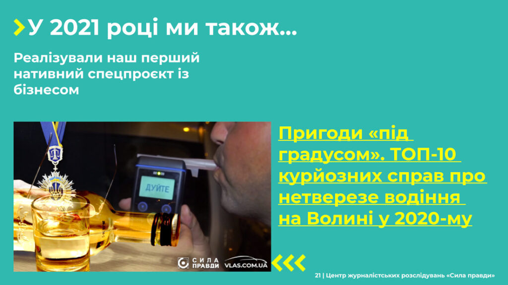 Звіт Сила правди 2021 21