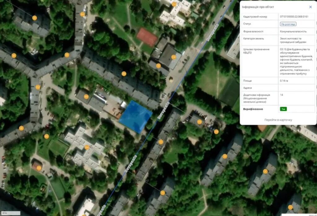 Ділянку на вул. Ветеранів у Луцьку продали з аукціону за 16 млн