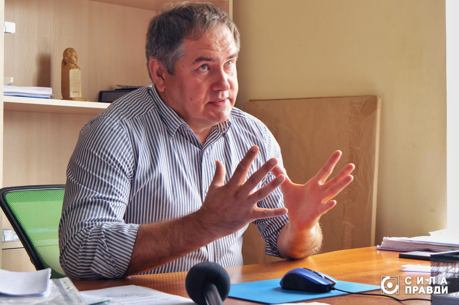 Директор департаменту містобудування, земельних ресурсів та реклами Луцької міської ради, головний архітектор Луцька Веніамін Туз. Розмова про будівництво групи "Континіум"