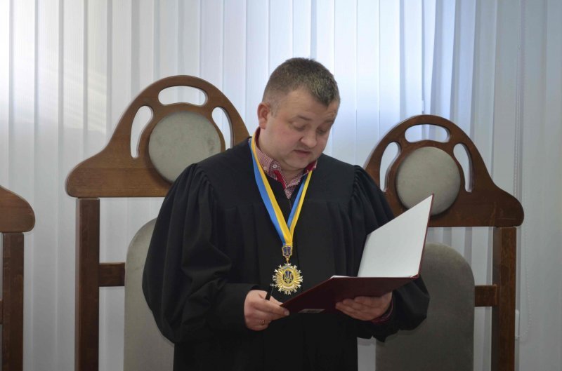 Суддя В’ячеслав Покидюк, який присудив Едвіну Осипенку покарання у вигляді штрафу. Фото з сайту http://volga.lutsk.ua