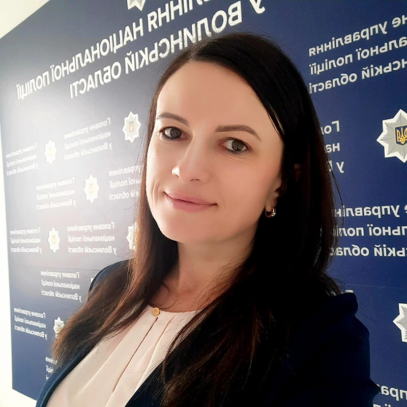 Ольга Бузулук Національна поліція у Волинській області прессекретарка