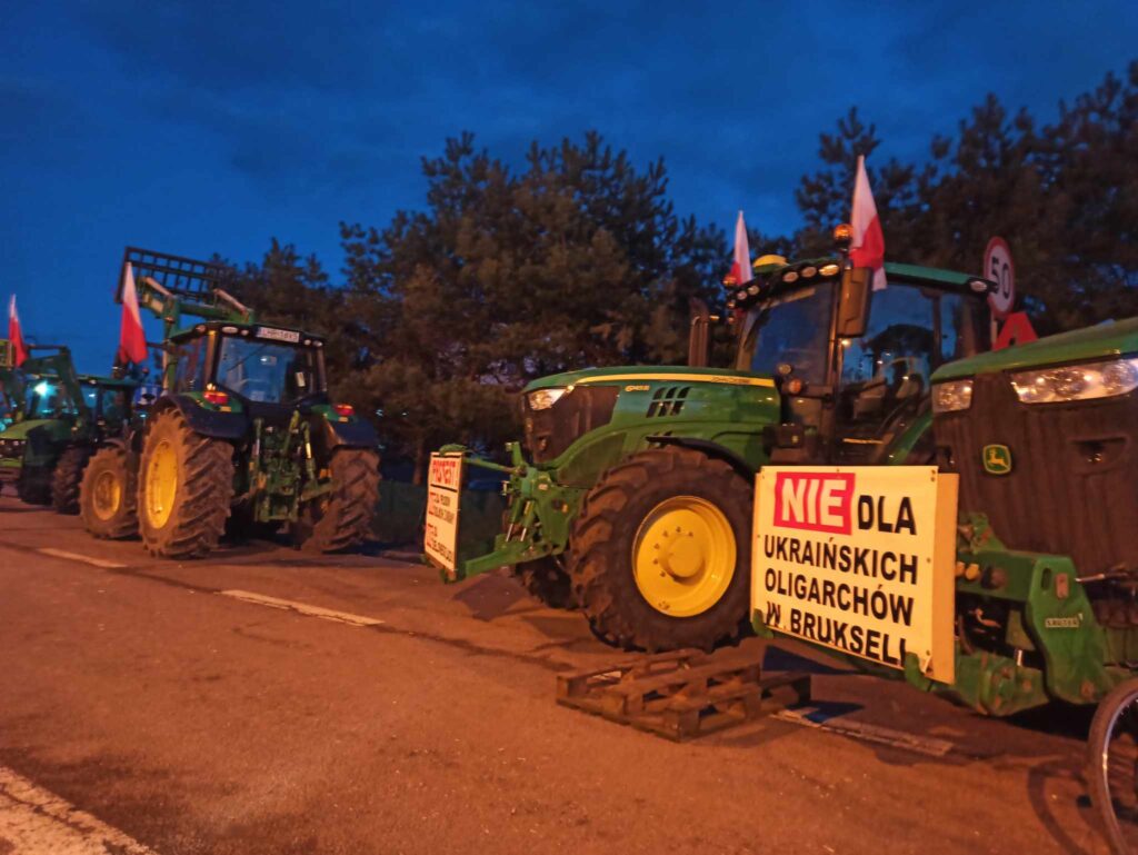Протест польських фермерів на кордоні 2